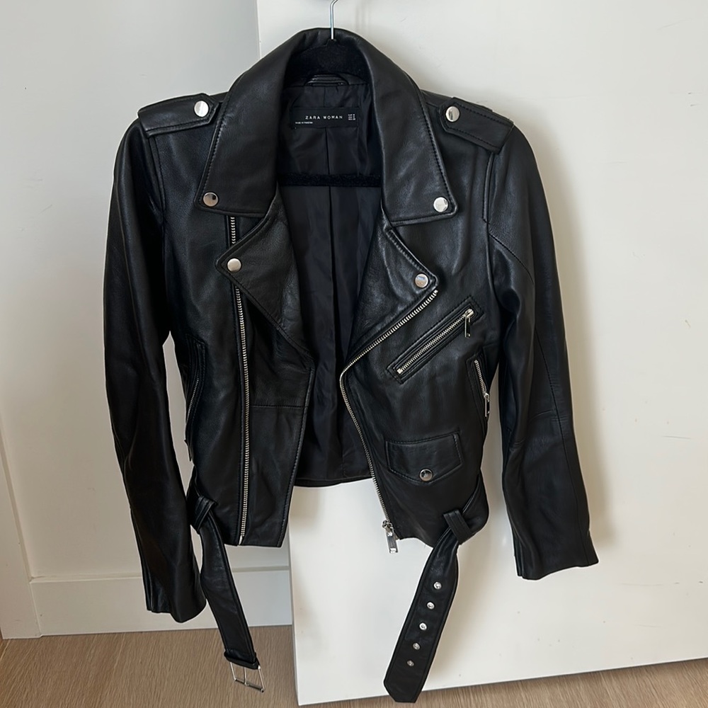 ZARA - leather jacket